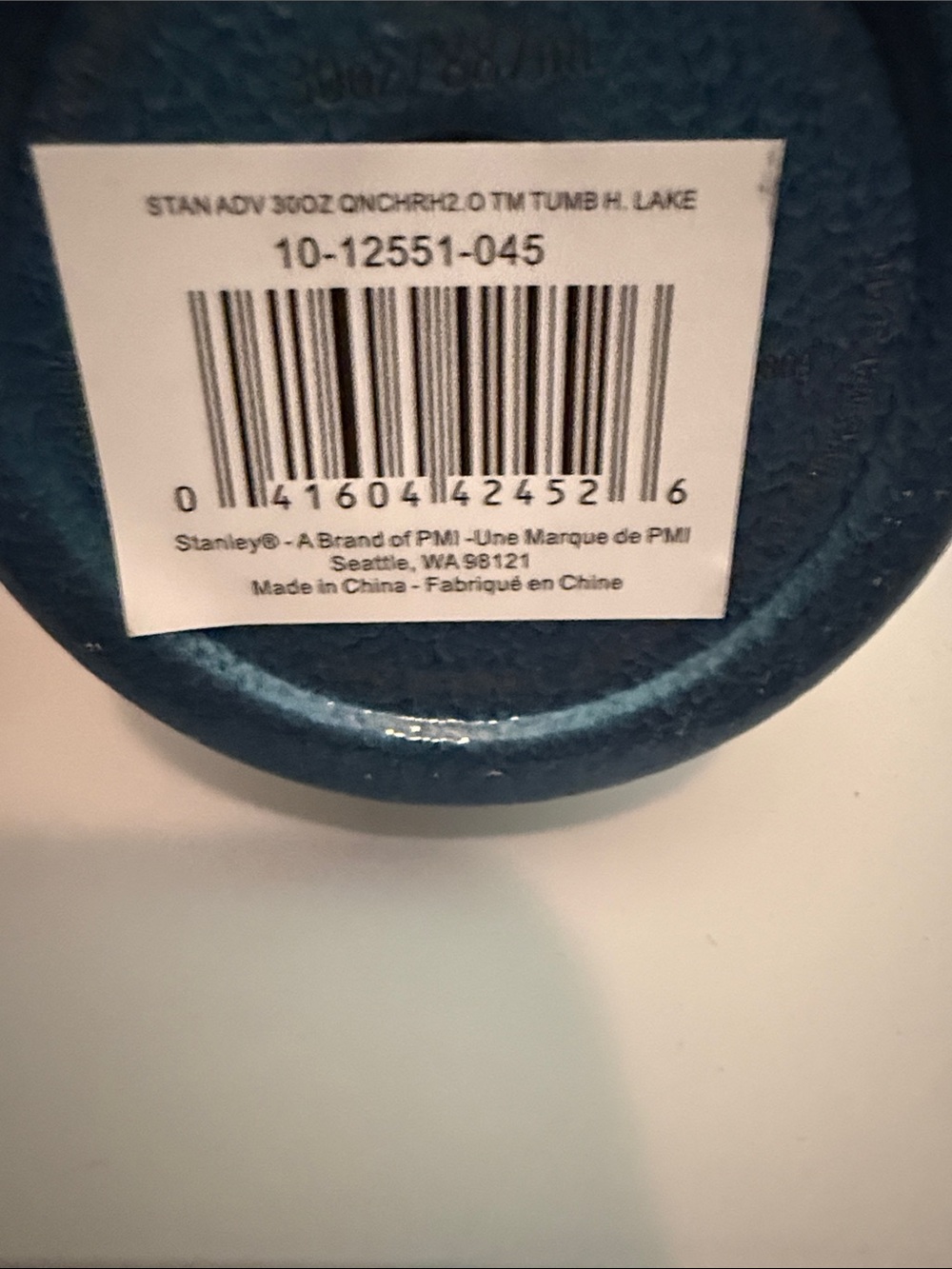 Stanley Quencher H2.0 30 oz Tumbler with Handle in  Blue - Picture 2 of 3